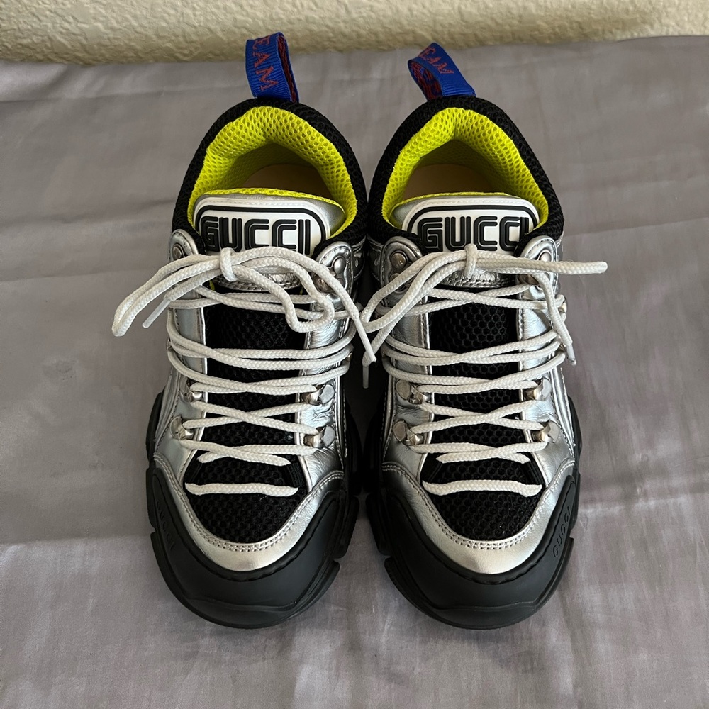Gucci Flashtrek Trainer Shoes Sneakers 35 NEW - Picture 14 of 14